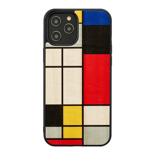 iPhone 12 Pro Max, Man & Wood Case - Mondrian Wood