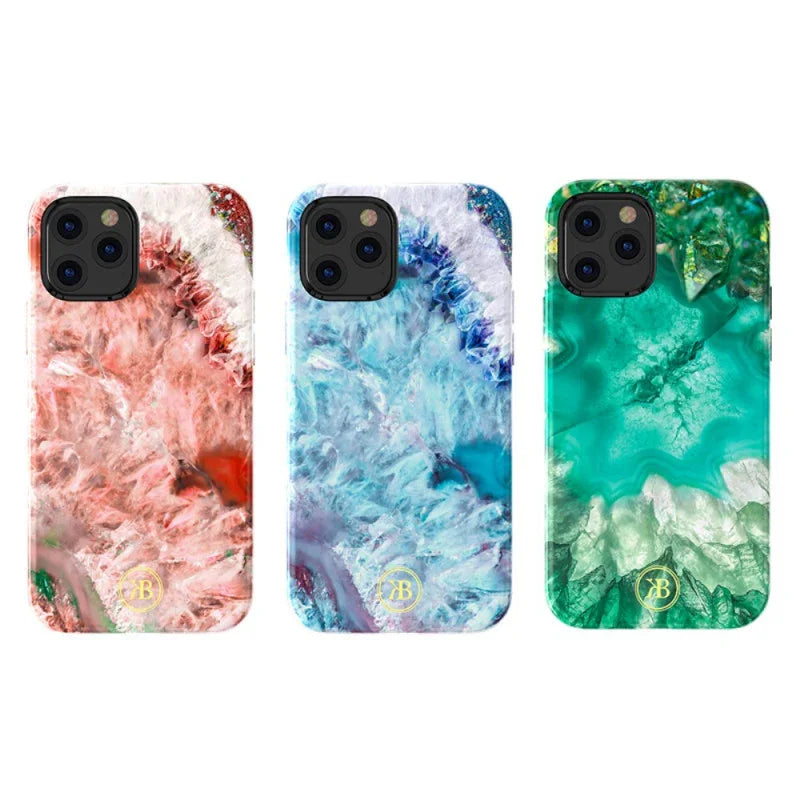 iPhone 12 & 12 Pro Kingxbar Jade Splash Case - Red