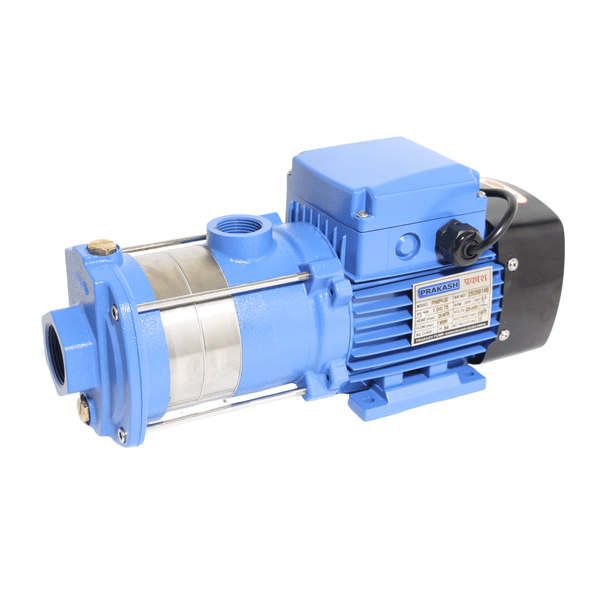 Prakash Horizontal Multistage Pump 1.0 HP (1.25X1) 2 Stage (2 Impeller)