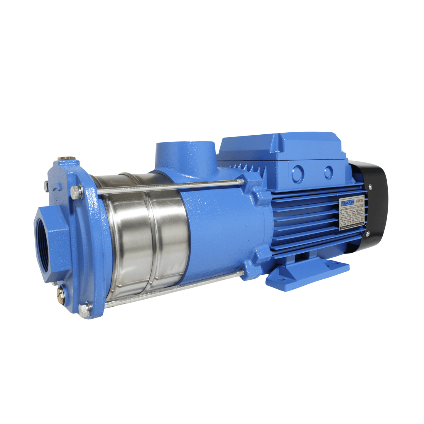 Prakash Horizontal Multistage - 3.0 HP Three Phase 350 LPM (2 inch) - 1 Stage - 1 Year 1 Time Repair Warranty (1 Impeller)